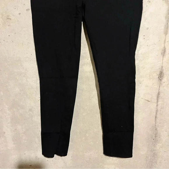 Eddie Bauer Womens Size 6 Black Skinny Jeans Rayon Nylon Spandex Zip Up - Picture 3 of 10